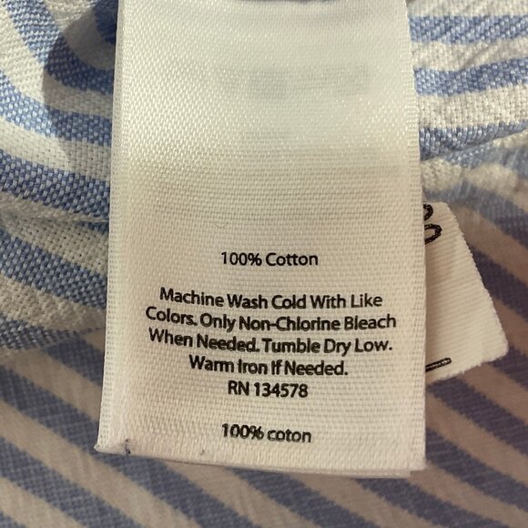 Vineyard Vines Sz S Blue & White Stripe Top - Picture 8 of 15